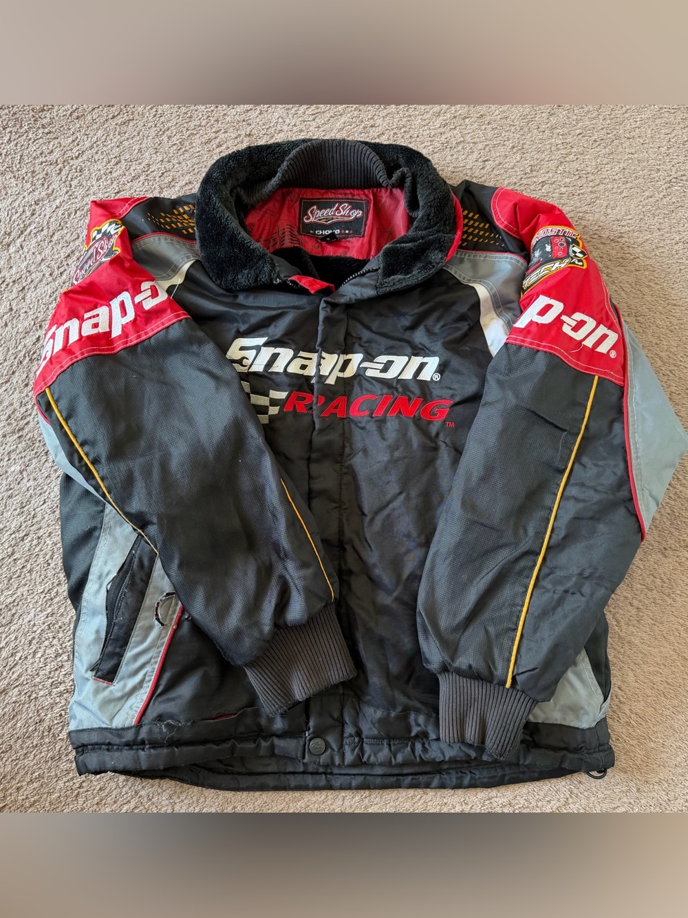 Vintage Snap-On Racing Choko Team Full-Zip Speed Shop Garage Jacket 90’s